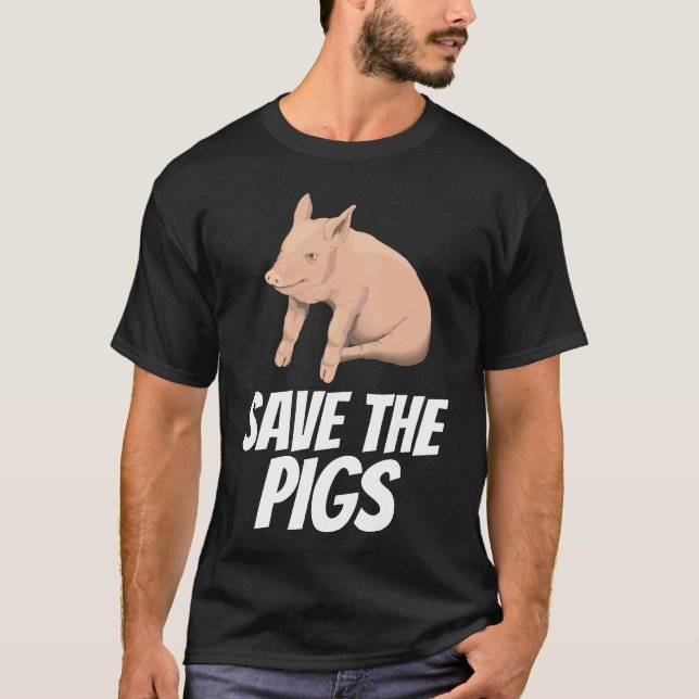 ENREGISTRER LES PIGS PIG T-SHIRTS TEE - SHIRTS (Devant)