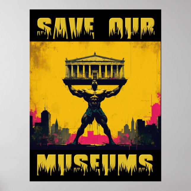 Enregistrer nos musées Grand Poster - Archivage Im (Devant)