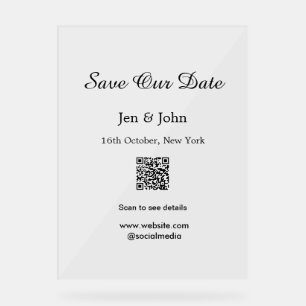Enregistrer notre date Scan QR pour les détails no