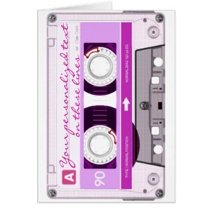 Enregistreur à cassettes - rose -