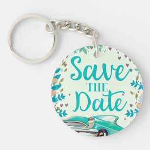 Enregistrez La Date Vintage Vintage Classic Car.