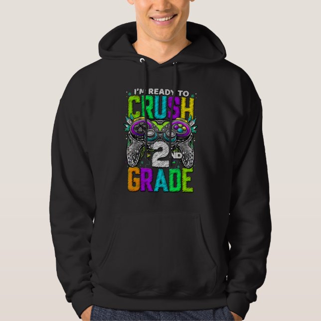 Enriegeltes Spiel der zweiten Stufe auf 2. Stufe Hoodie (Vorderseite)