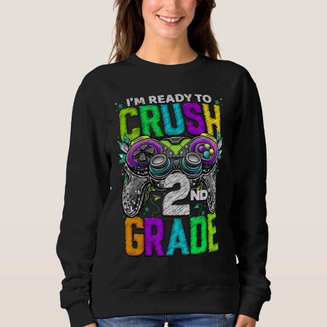 Enriegeltes Spiel der zweiten Stufe auf 2. Stufe Sweatshirt (Vorderseite)