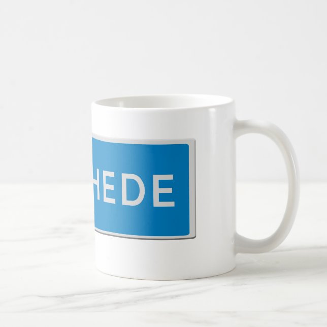 Enschede road sign kaffeetasse (Rechts)