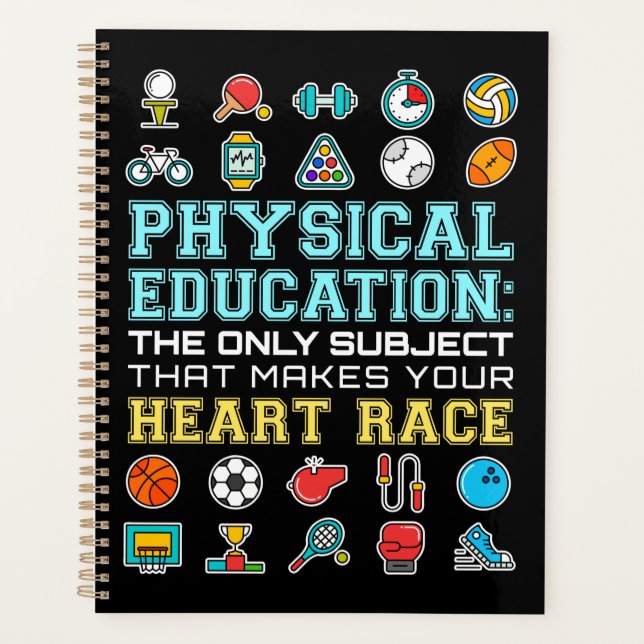 Enseignant de l'éducation physique Race cardiaque  (Devant)