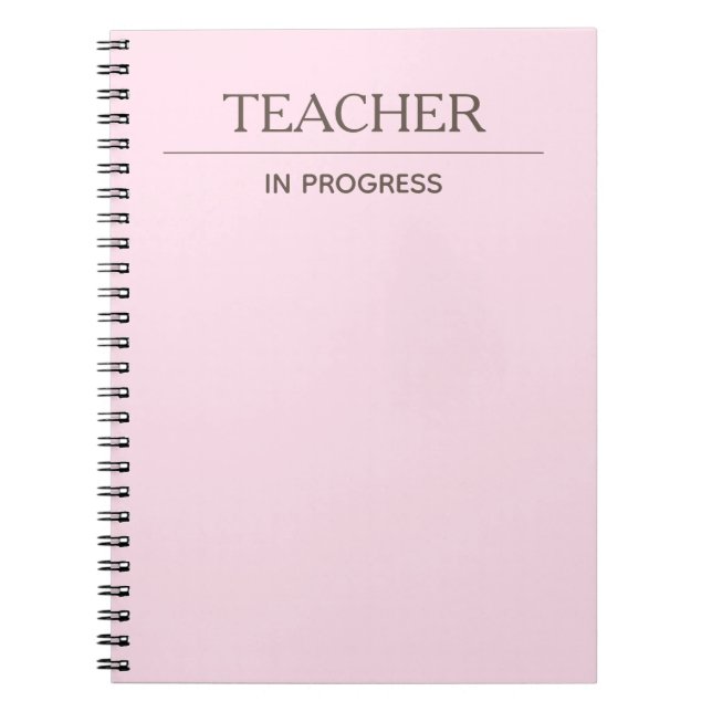 Enseignant En Cours Simple Personnalisé Carnet Pas (Devant)