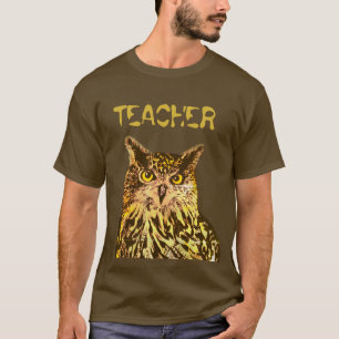 Enseignant, hibou aigle T-shirt