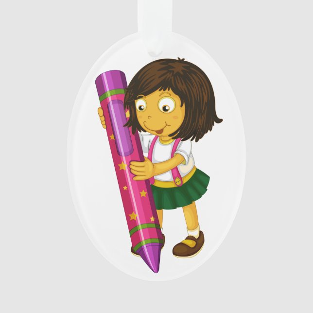 Enseignant Merci Ornement (devant)