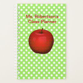 Enseignants Polka Dot Planificateur quotidien
