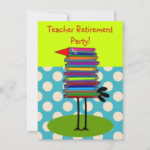 Enseignants Retraite Invitations Réservez Bird