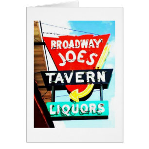 Enseigne au néon de taverne de Broadway Joe, Fort