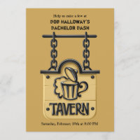 Enseigne de taverne invitation