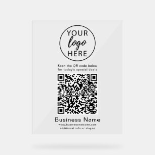 Enseigne en acrylique avec logo d'entreprise perso