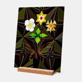 Enseigne en acrylique "Livraison de fleurs" avec s