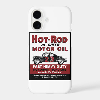 Enseigne vintage d'huile moteur Hot Rod.