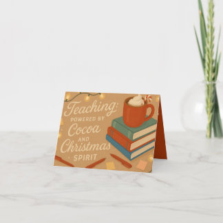 Enseignement alimenté par Cocoa | Carte de Noël po