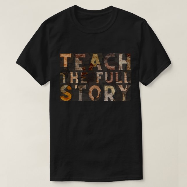 Enseigner L'Histoire Complète BHM T-Shirt (Design devant)
