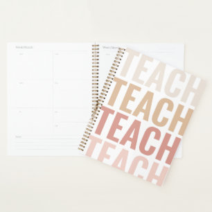 Enseigner Unique Pink & Gold Classroom Planner