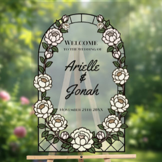 Enseignes de bienvenue de mariage personnalisées -