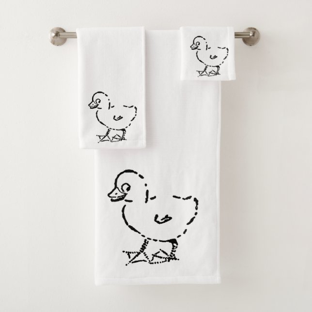 Ensemble assorti de serviette (En situation)