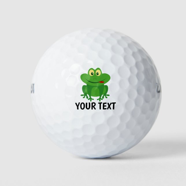 Ensemble-cadeau de balles de golf avec impression  (Devant)