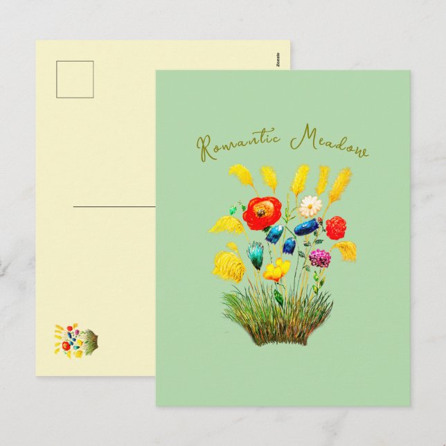 Ensemble Célébrons - Vintage Einladung (Vorne/Hinten)