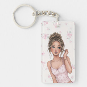Ensemble d'art mural girly rose chic Paris