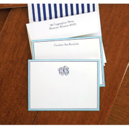 Ensemble de 24 cartes de correspondance Classique