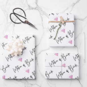 Ensemble de 3 feuilles plates de papier d'emballag