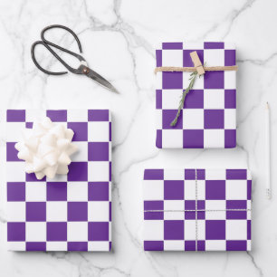 Ensemble de 3 feuilles plates de papier d'emballag