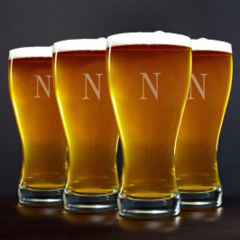 Ensemble de 4 Sturdy 20 oz. Lunettes de bière Pils
