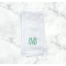 Ensemble de 50 serviettes de bain Monogram Letterp