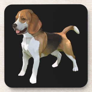 Ensemble de 6 dessous de verre de beagle