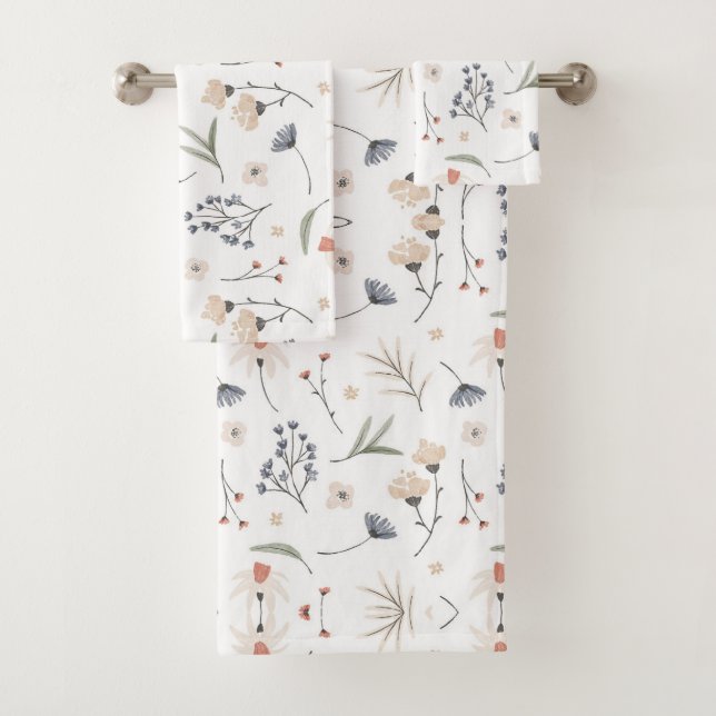 ensemble de bain fleuri à ressort (En situation)