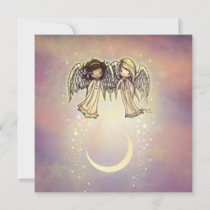 Ensemble de cartes Angels de litte illustrés