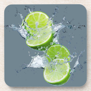 Ensemble de dessous de verre Citrus frais - Dessin