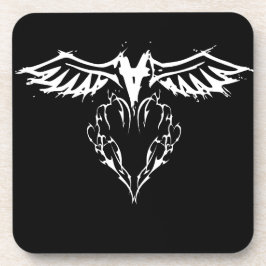 Ensemble de dessous de verre d'ailes d'amour