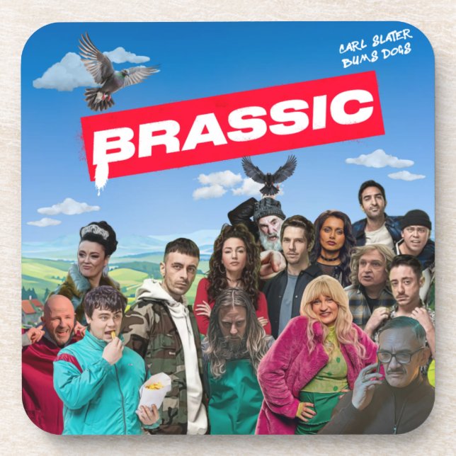 Ensemble de Dessous de verre de Brassic Pack de 6  (Devant)
