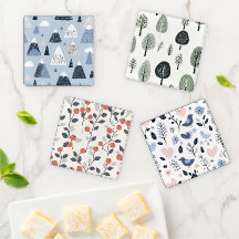 Ensemble de Dessous de verre de charme scandinave