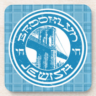 Ensemble de Dessous de verre juifs de Brooklyn New