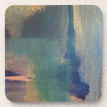 Ensemble de dessous de verre modernes abstraits