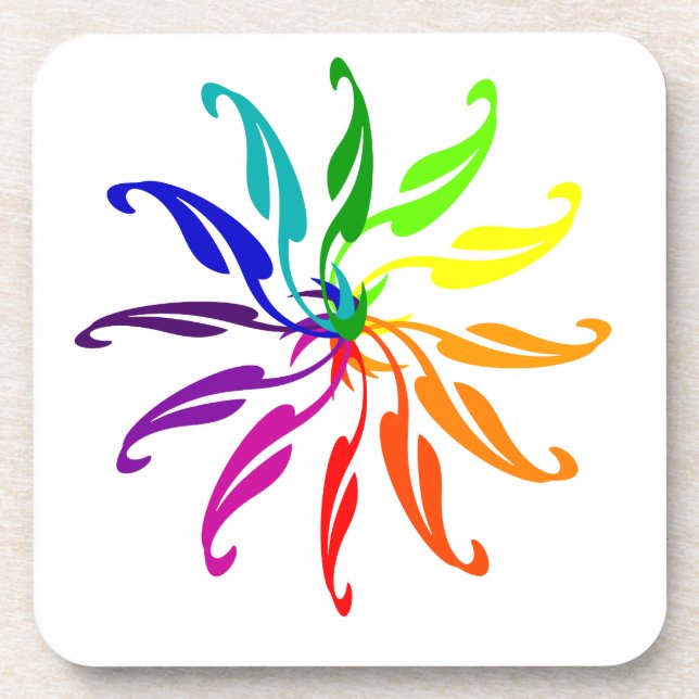 Ensemble de dessous de verre - Roue couleur (Devant)