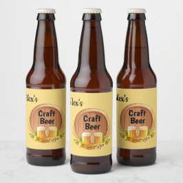 Ensemble de Étiquettes de bières personnalisés
