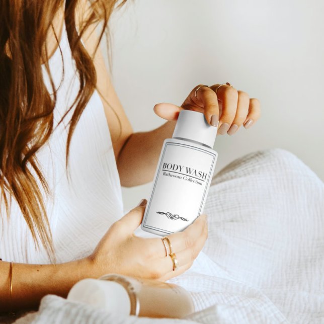 Ensemble de Étiquettes de lavage corporel minimali (Créateur téléchargé)