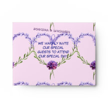 Ensemble de Faire-part de mariage Lavender Moon - 