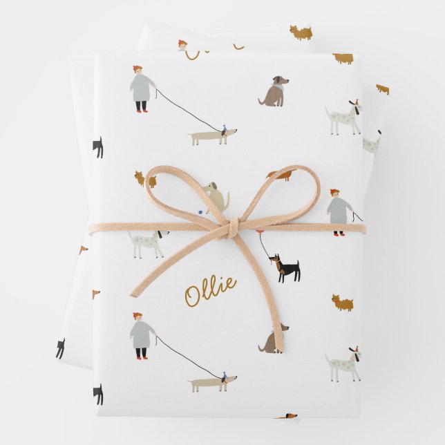 Ensemble de feuilles de papier d'enveloppement per (En situation)
