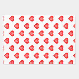 Ensemble de feuilles plats en papier d'enveloppeme