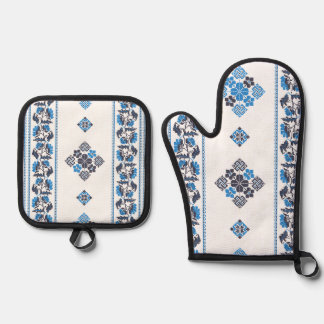ENSEMBLE DE GANT DE CUISINE ET DE MANIQUE .