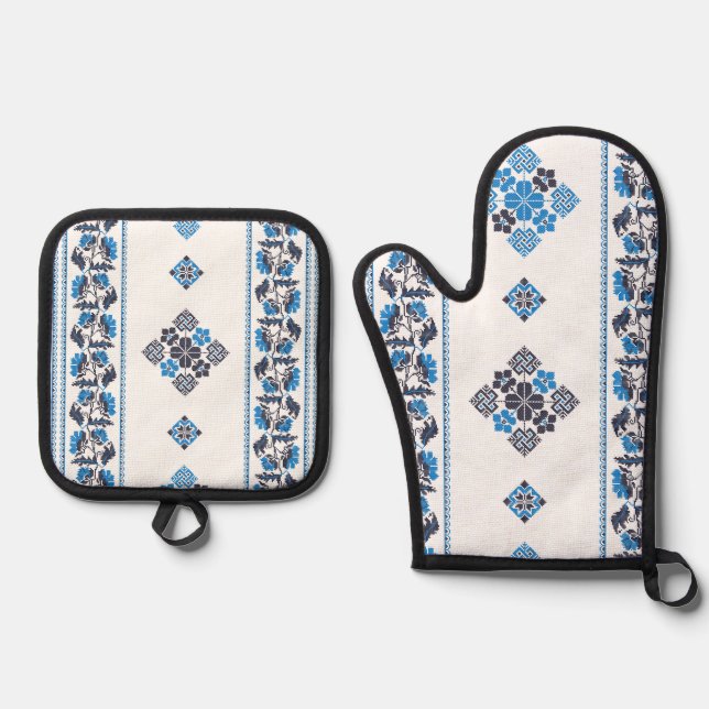 ENSEMBLE DE GANT DE CUISINE ET DE MANIQUE . (Recto)