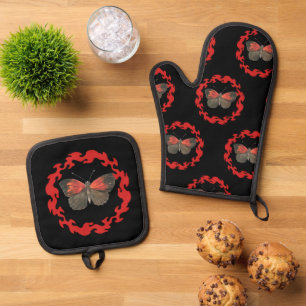 ENSEMBLE DE GANT DE CUISINE ET DE MANIQUE